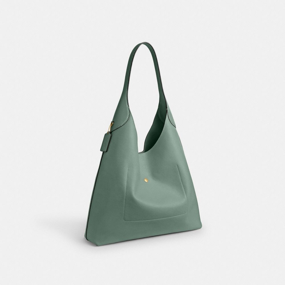 Coach Brooklyn Shoulder Bag 39 In Brass/sage