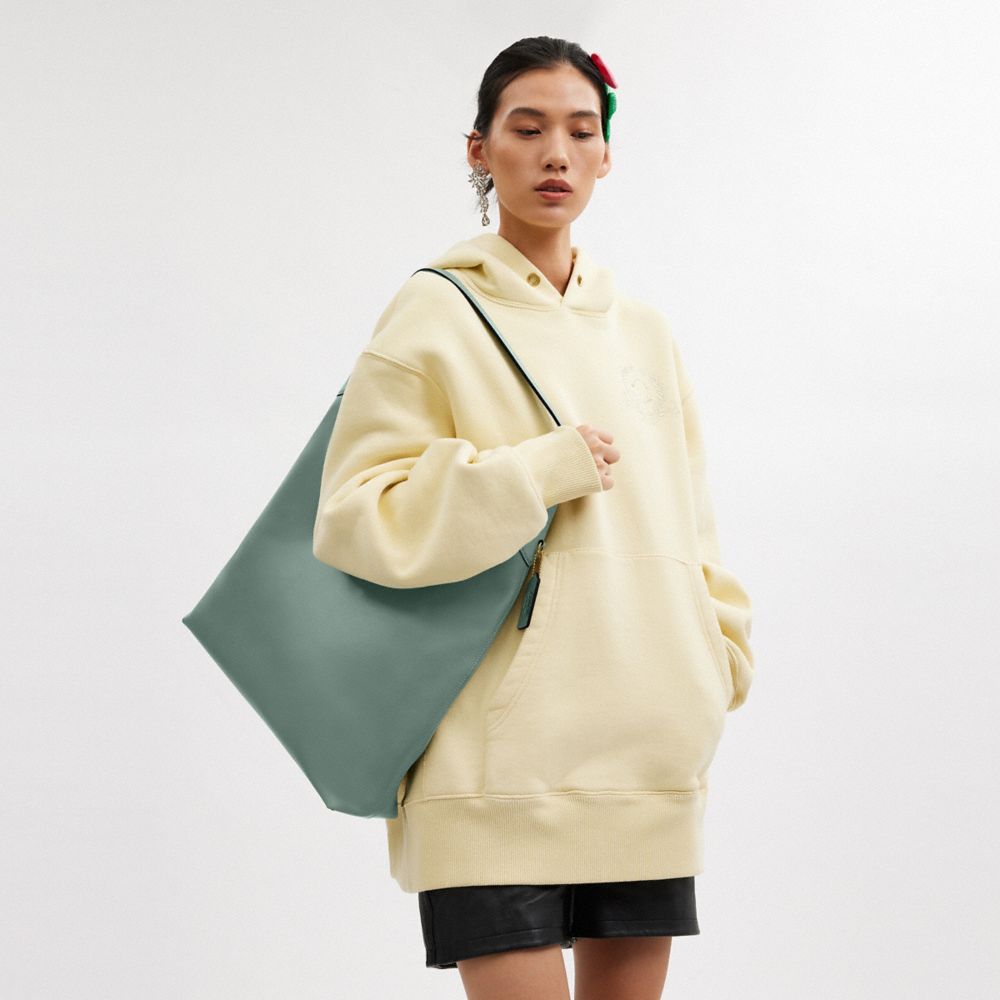 Coach Brooklyn Shoulder Bag 39 In Brass/sage