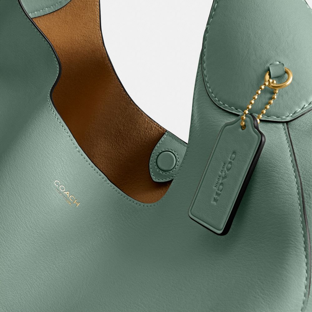 Coach Brooklyn Shoulder Bag 39 In Brass/sage