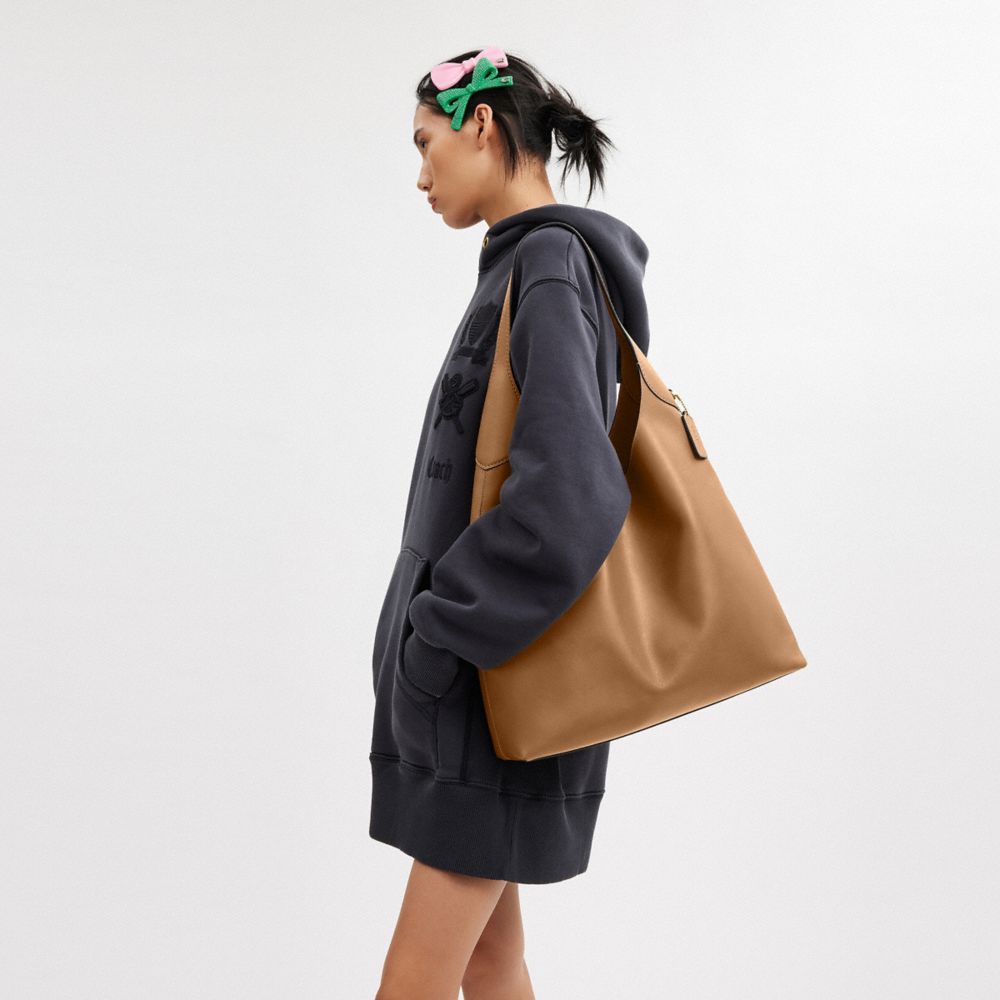 Coach Brooklyn Shoulder Bag 39 In Brass/honey Brown