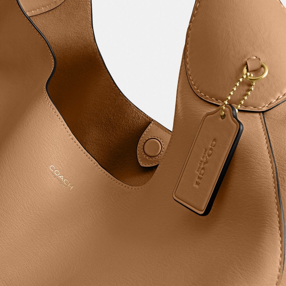 Coach Brooklyn Shoulder Bag 39 In Brass/honey Brown