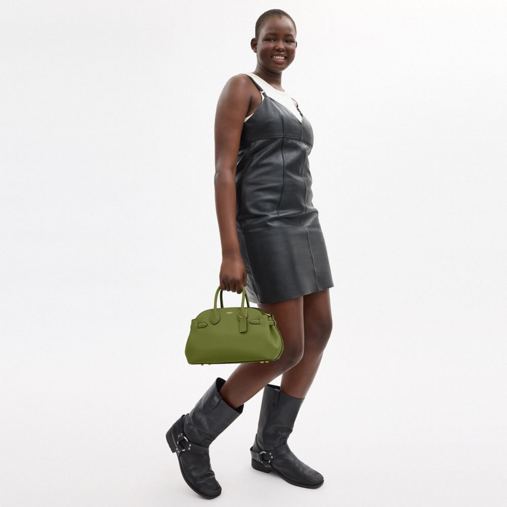 COACH®,Empire Carryall Bag 26,Satchel,Logo,Word Embellishment,Gusset,Work,,Detail View