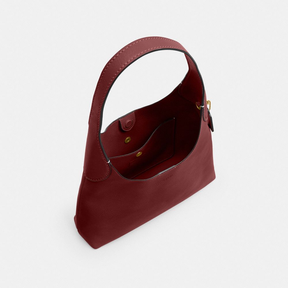 Coach In Brass/dark Ruby