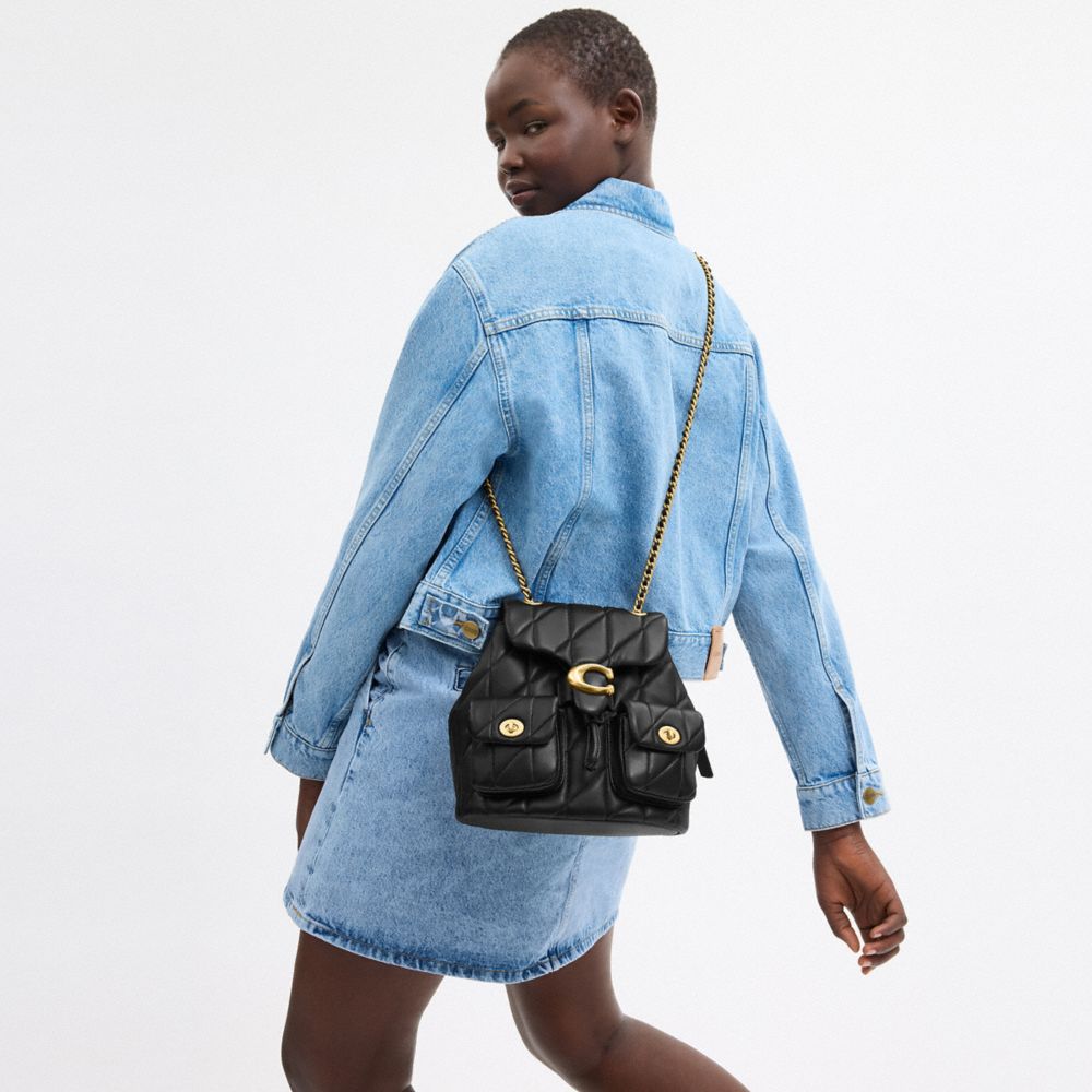 Coach Tabby Quilted Backpack