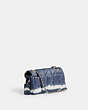 COACH®,TABBY SHOULDER BAG 20 WITH QUILTING AND TIE-DYE,Small,Silver/Midnight Navy Multi,Angle View