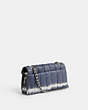 COACH®,TABBY SHOULDER BAG 26 WITH QUILTING AND TIE-DYE,Medium,Silver/Midnight Navy Multi,Angle View