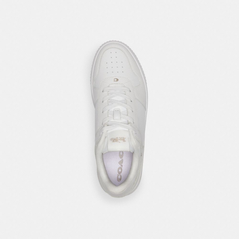 COACH®,PLATFORM SNEAKER,Optic White,Inside View,Top View