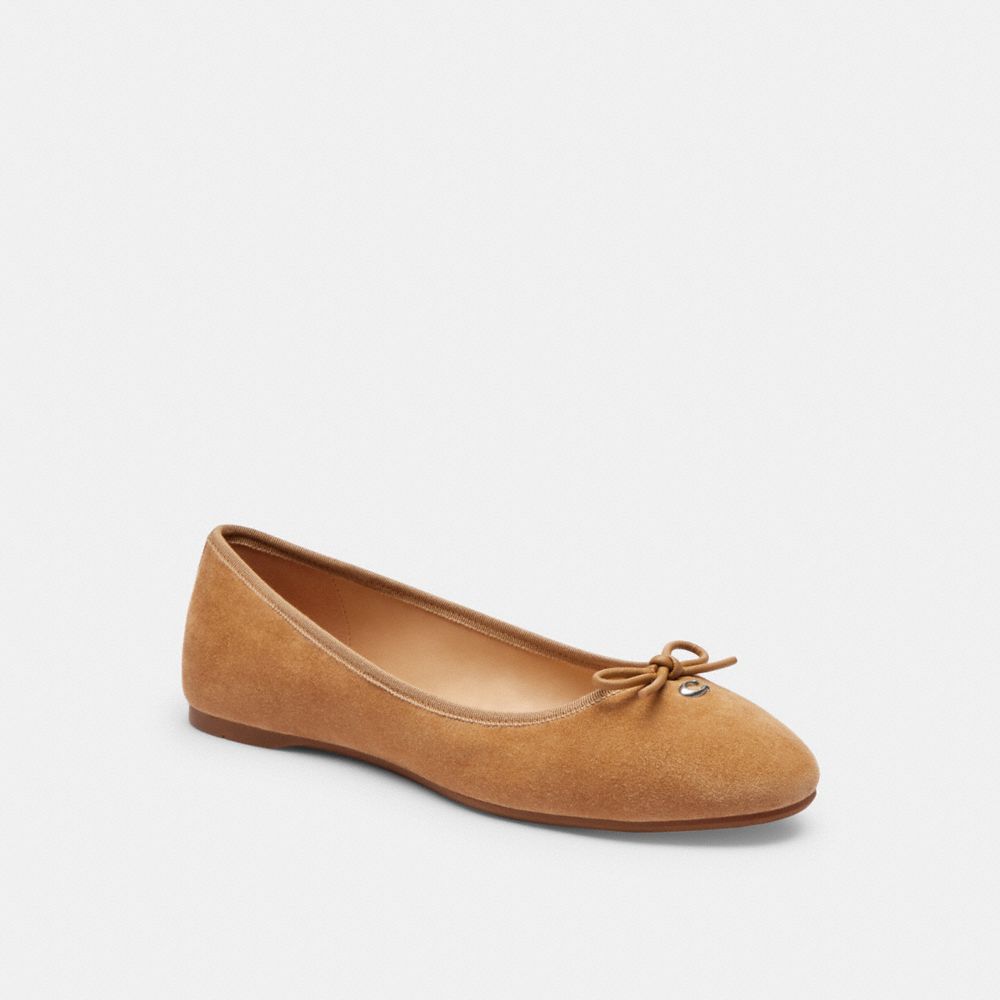 Shop Coach Abigail Flat In Peanut