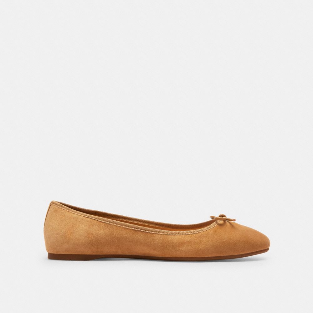 Shop Coach Abigail Flat In Peanut