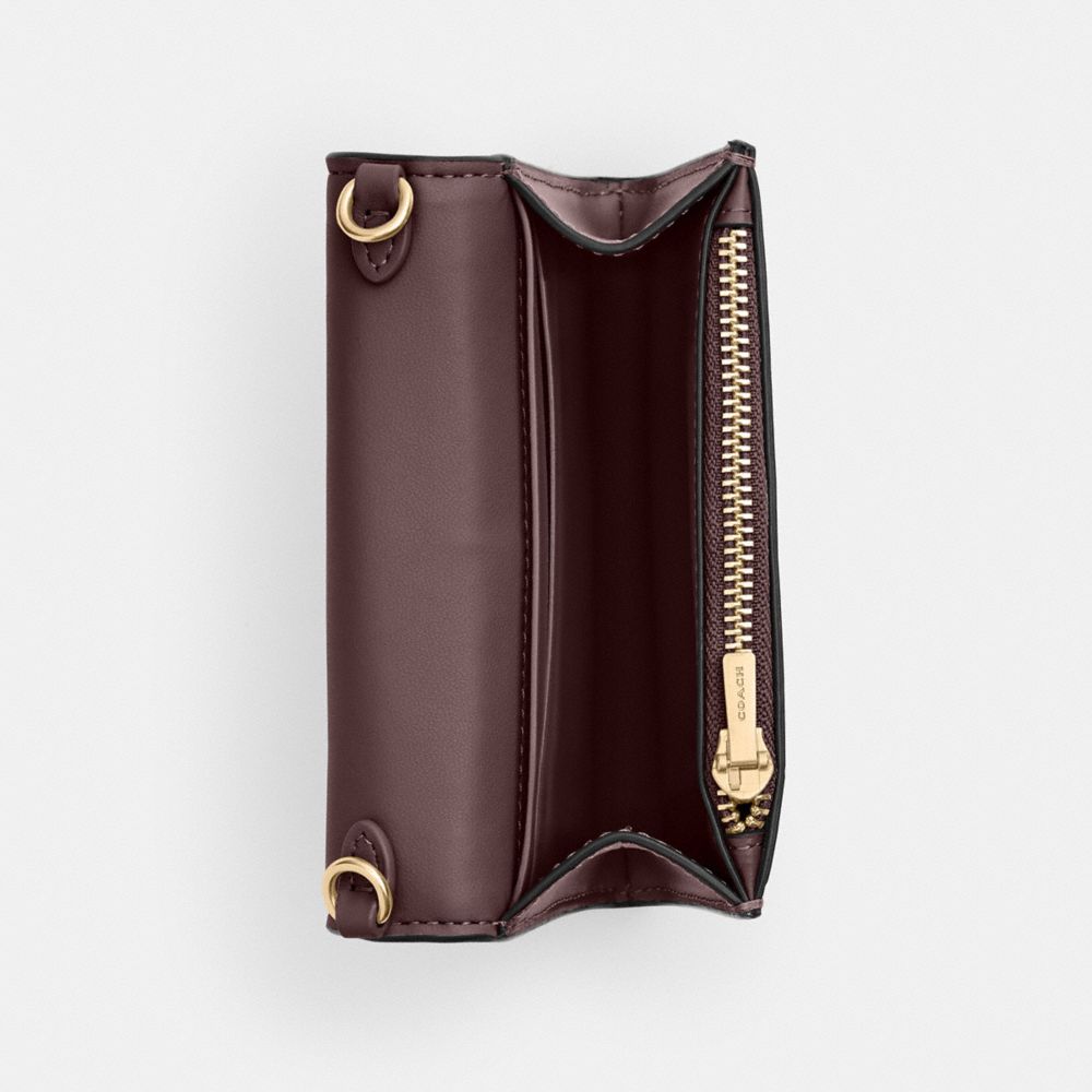 COACH® Outlet | Mini Envelope Wallet With Strap In Signature