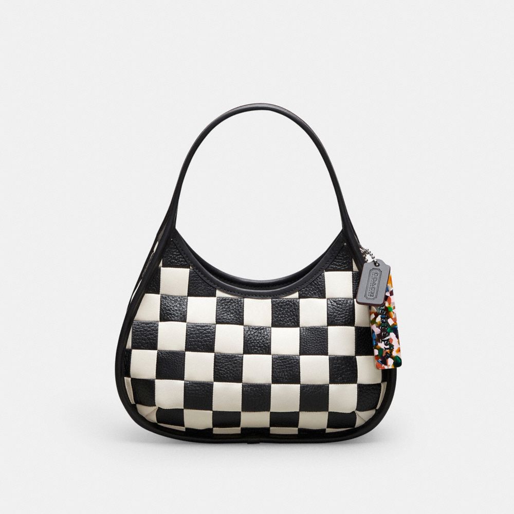 Ergo Bag In Checkerboard Patchwork Upcrafted Leather