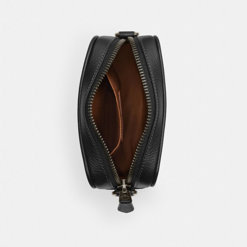 COACH®,Sullivan Crossbody In Colorblock With Signature Canvas,Canvas,Leather,Crossbody,Logo,Embossed,Piping,Casual,Beige,Inside View,Top View