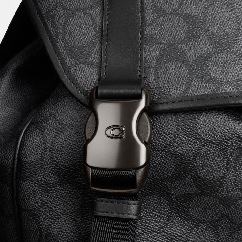 Coach League Flap Backpack