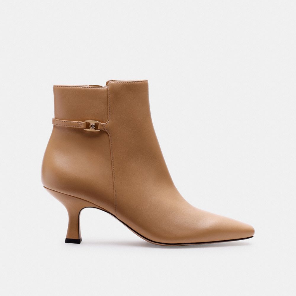 Shop Coach Rebecca Bootie In Tan