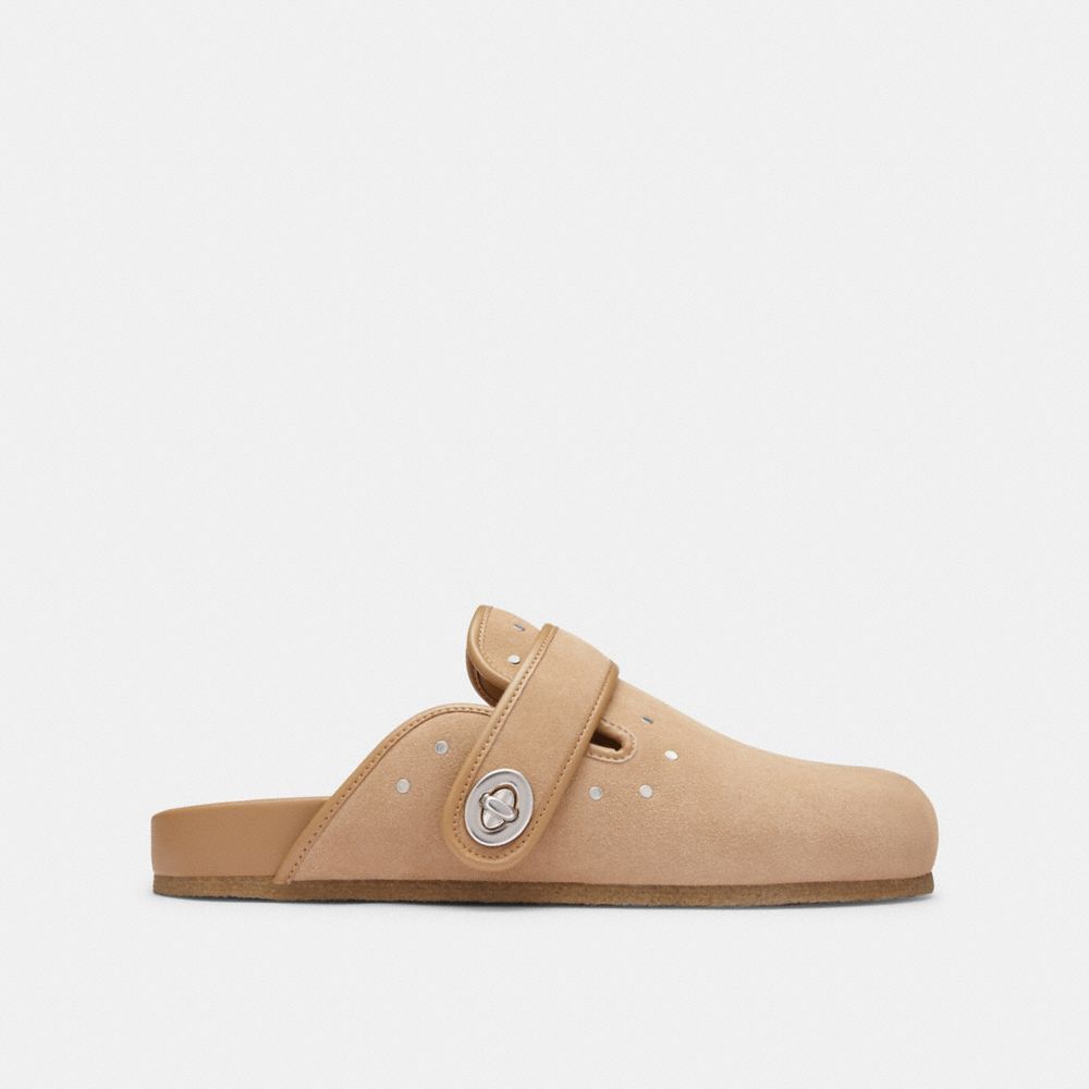 Shop Coach Blake Clog Mit Nieten In Brown