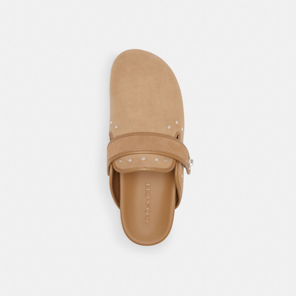 Shop Coach Blake Clog Mit Nieten In Brown