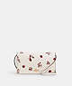 COACH®,ANNA FOLDOVER CLUTCH CROSSBODY WITH LADYBUG FLORAL PRINT,pvc,Gold/Chalk Multi,Front View