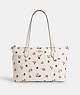 COACH®,GALLERY TOTE BAG WITH LADYBUG FLORAL PRINT,pvc,Gold/Chalk Multi,Front View