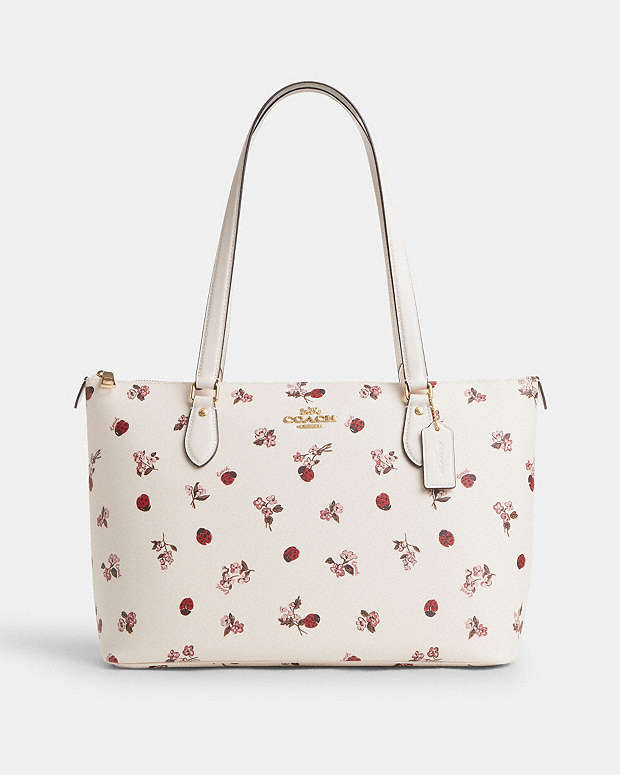 COACH® | Gallery Tote With Ladybug Floral Print