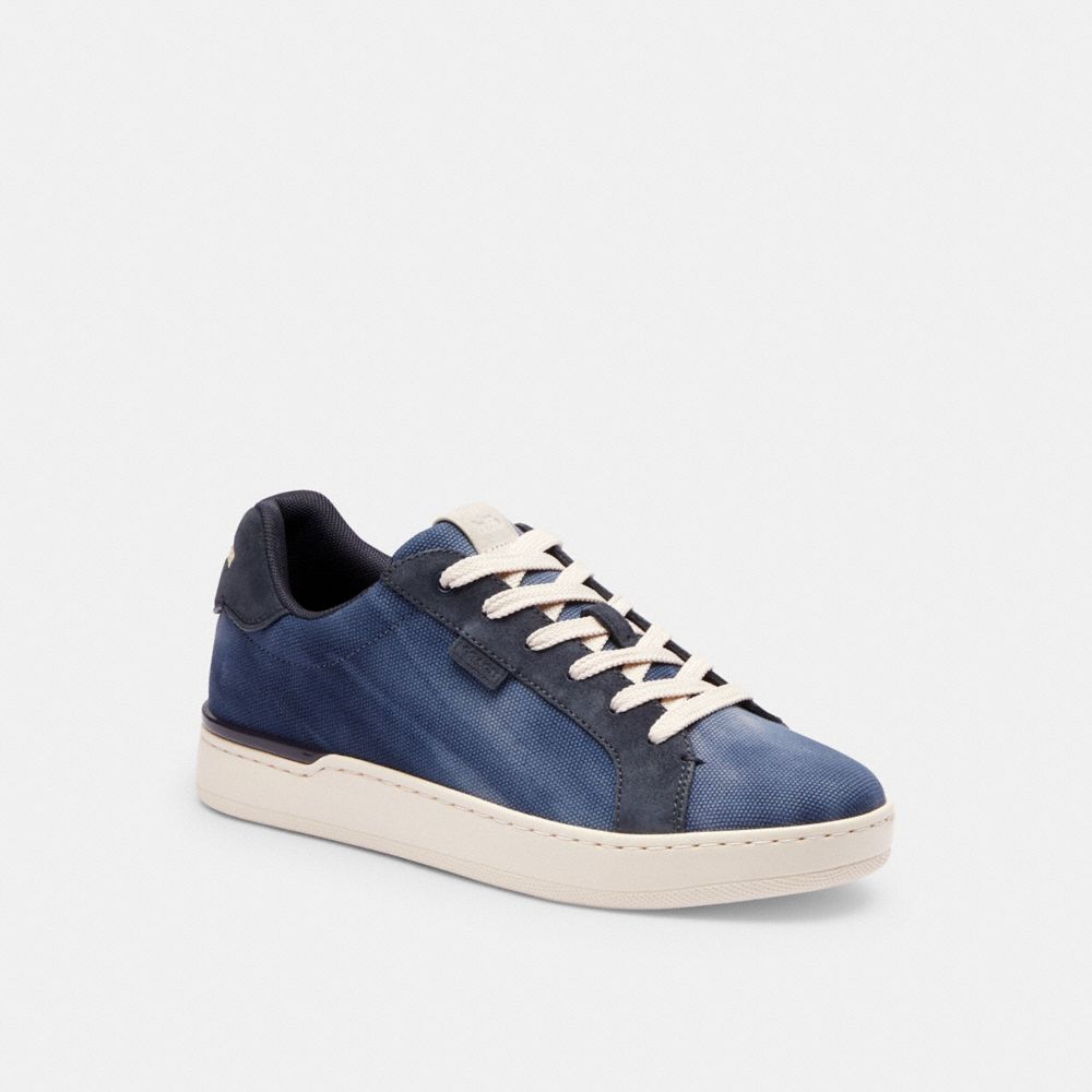 Shop Coach Lowline Lowtop Sneaker Mit Batik In Blue