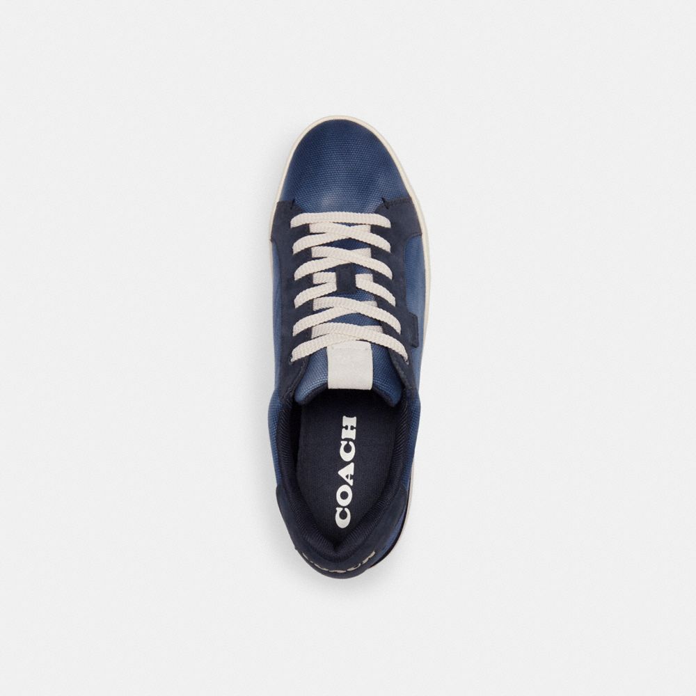 Shop Coach Lowline Lowtop Sneaker Mit Batik In Blue