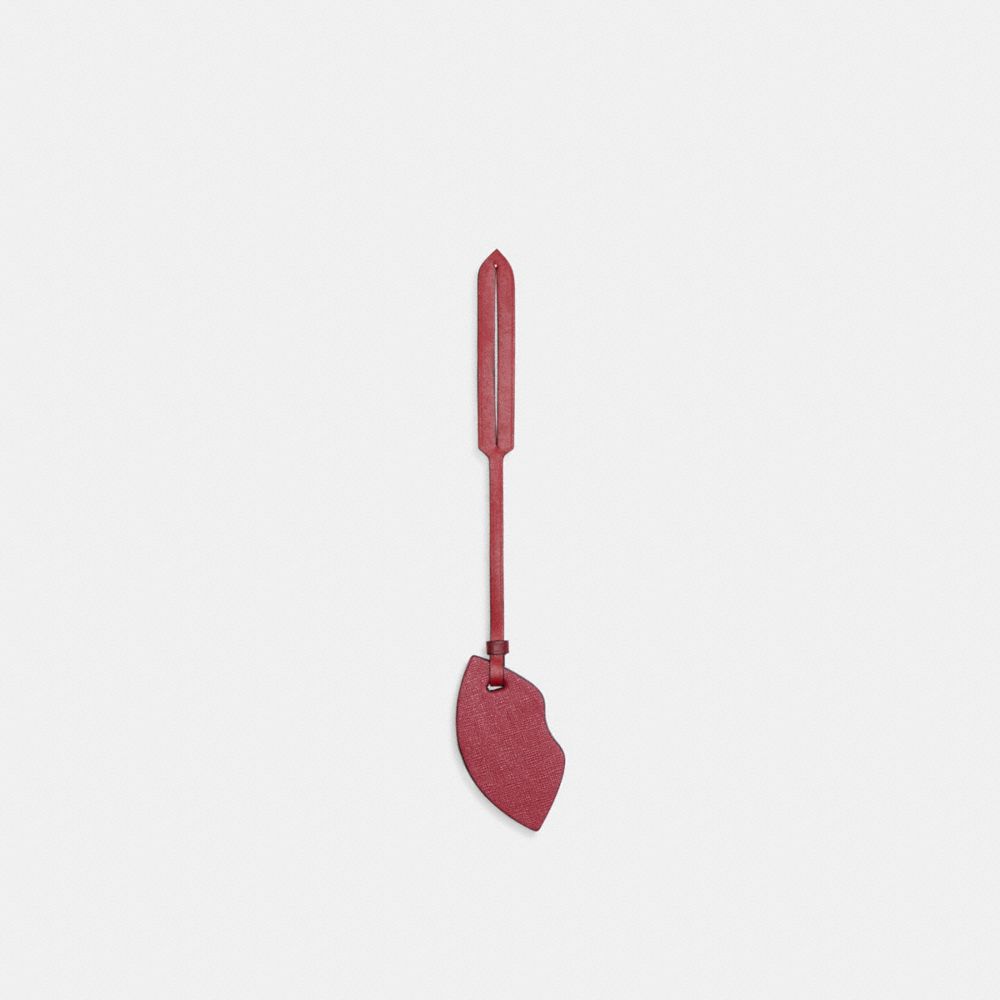 COACH®,BUY NOW REMADE LIP BAG CHARM,Buy Now,Red Multi,Front View
