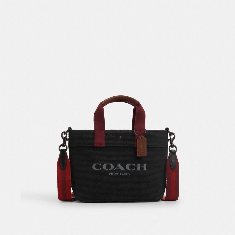 Shop Coach Outlet Tote 20 In Colorblock In Black