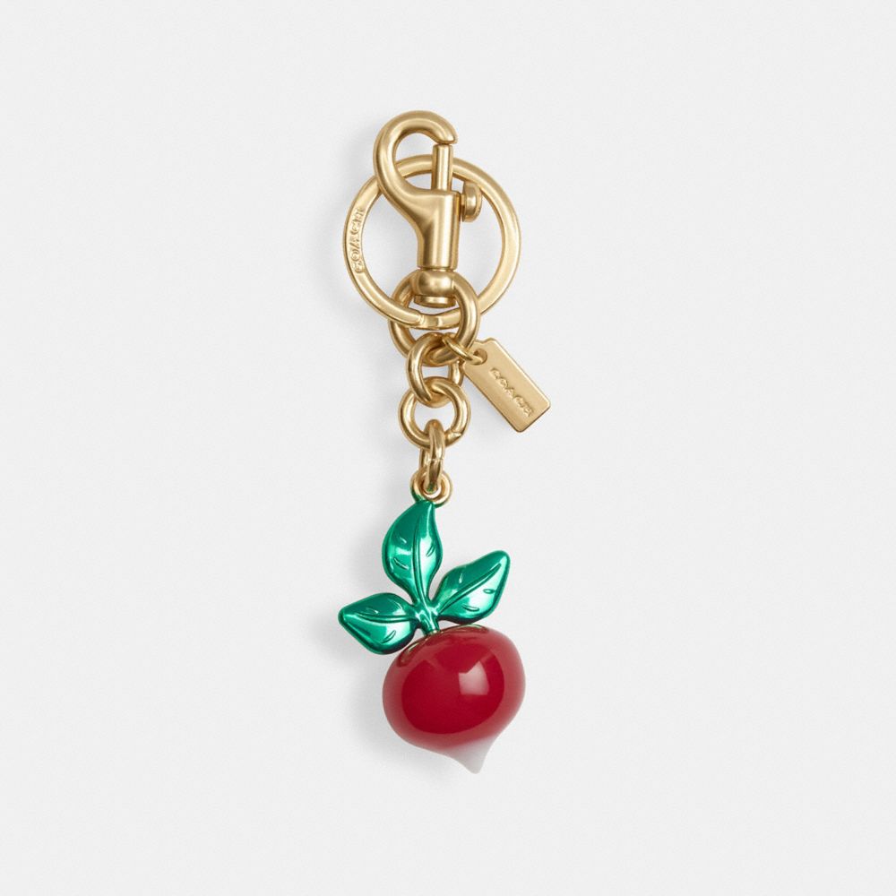 COACH®,Coach X Observed By Us Radish Bag Charm,Multi Color,Front View