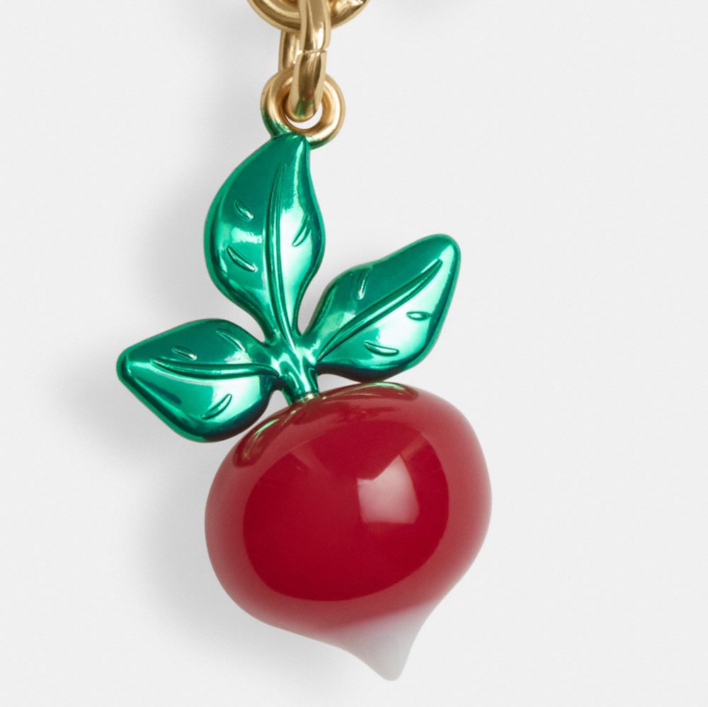 COACH®,Coach X Observed By Us Radish Bag Charm,Multi Color