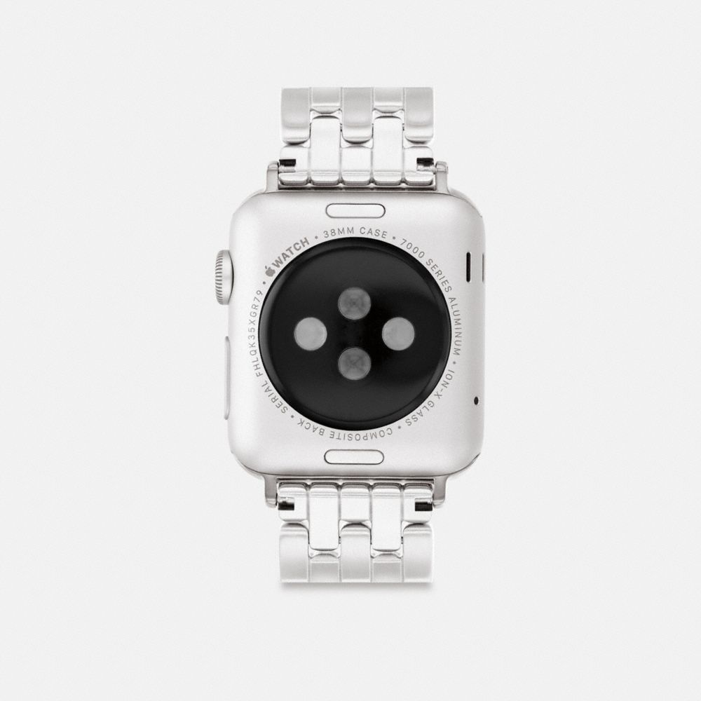 COACH®,APPLE WATCH® STRAP, 38MM, 40MM AND 41MM,Two Tone,Back View