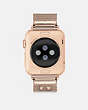COACH®,APPLE WATCH® STRAP, 38MM, 40MM AND 41MM,Rose Gold,Back View