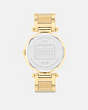 COACH®,CARY WATCH, 34MM,Gold,Back View