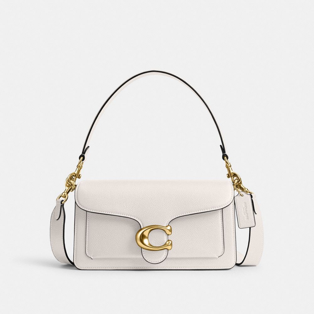 Shop Coach Tabby Schultertasche 26 In White