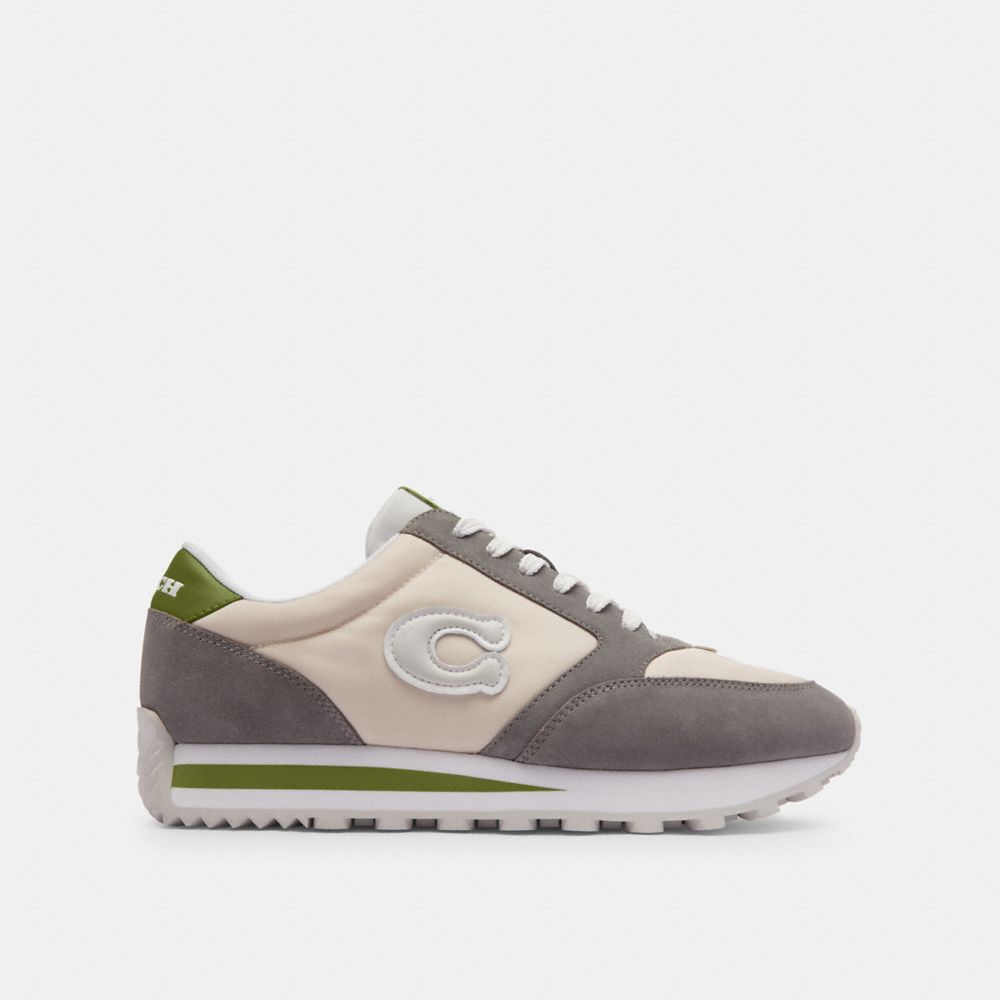 COACH®,ランナー スニーカー,スニーカー,ﾀﾞｰｸ ﾗｲﾑ/ﾁｮｰｸ