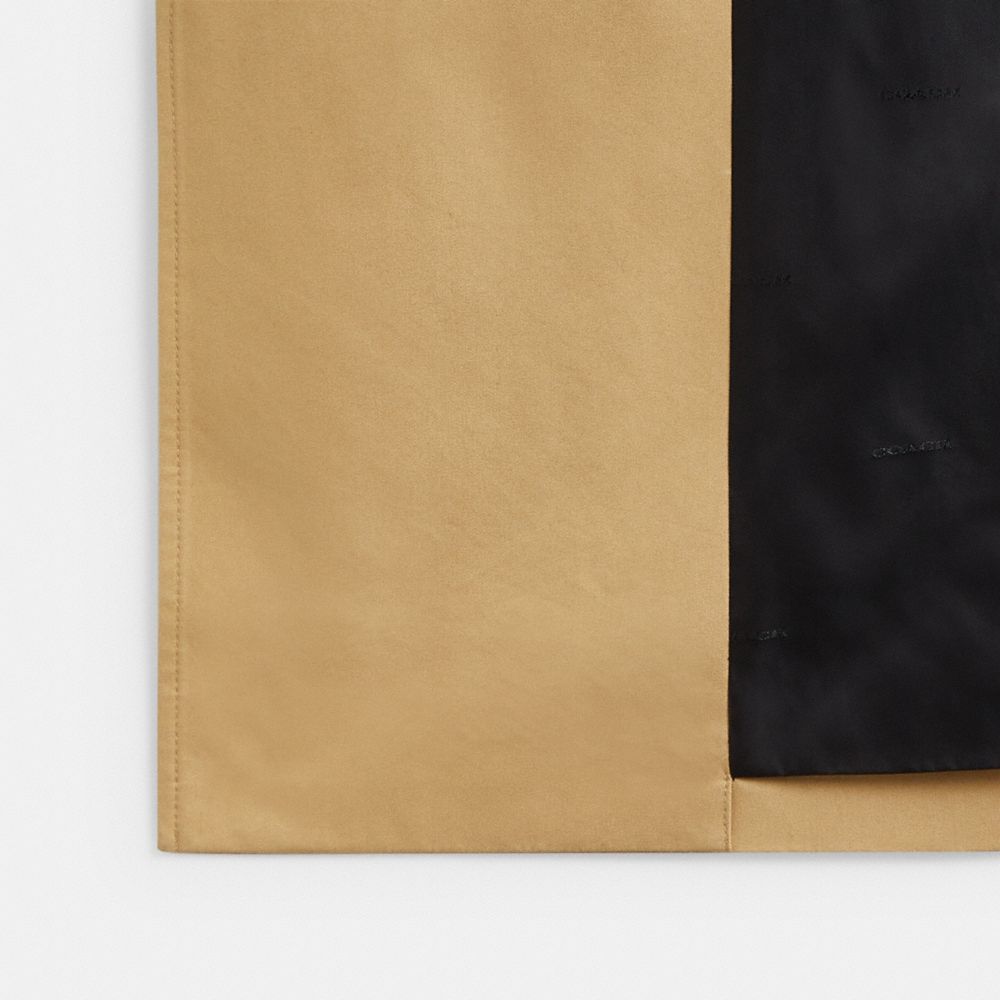 Coach Relaxed Trench In Khaki
