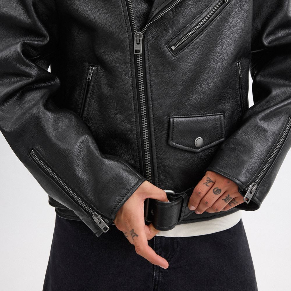 Shop Coach Bikerjacke In Black