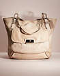 COACH®,RESTORED KRISTIN NORTH SOUTH TOTE,Sv/Grey Taupe,Front View