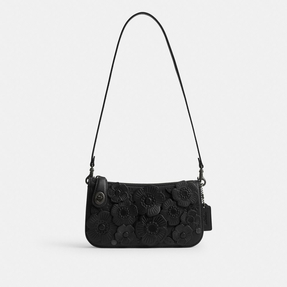 COACH®,Penn Shoulder Bag With Tea Rose,,Front View