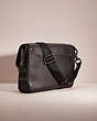COACH®,UPCRAFTED SOFT TABBY MESSENGER IN SIGNATURE LEATHER,Polished Pebble Leather,Cozy Up,Black Copper/Black,Angle View