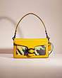 COACH®,UPCRAFTED TABBY SHOULDER BAG 26,Polished Pebble Leather,Medium,Cozy Up,Pewter/Yellow Gold,Front View