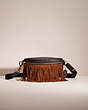 COACH®,UPCRAFTED BETHANY BELT BAG,Polished Pebble Leather,Brass/Black,Front View