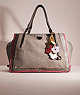 COACH®,UPCRAFTED DREAMER 36,Leather,Dark Gunmetal/Heather Grey,Front View