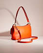COACH®,UPCRAFTED CHARLEY CROSSBODY WITH EMBOSSED HORSE AND CARRIAGE,Pebble Leather,Light Gold/Watermelon,Angle View