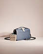 COACH®,UPCRAFTED BEA CROSSBODY,Calf Leather,Brass/Denim,Angle View