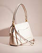 COACH®,UPCRAFTED MAY SHOULDER BAG,Pebble Leather,Cozy Up,Brass/Chalk,Angle View