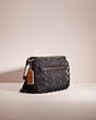 COACH®,UPCRAFTED SOFT TABBY SHOULDER BAG IN SIGNATURE DENIM,Cozy Up,Silver/Black Denim,Angle View