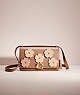 COACH®,UPCRAFTED BANDIT SHOULDER BAG,Calf Leather,Brass/Dark Stone,Front View