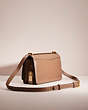 COACH®,UPCRAFTED BANDIT SHOULDER BAG,Calf Leather,Brass/Dark Stone,Angle View