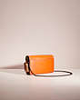 COACH®,UPCRAFTED TABBY CROSSBODY WRISTLET,Polished Pebble Leather,Cozy Up,Brass/Sun Orange,Angle View