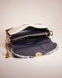 COACH®,UPCRAFTED DREAMER SHOULDER BAG IN COLORBLOCK,Glovetanned Leather,Cozy Up,Brass/Mist Straw Multi,Inside View,Top View